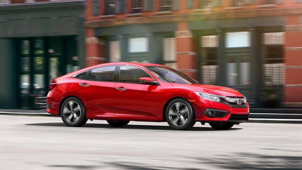 2016 Honda Civic Exterior in Red