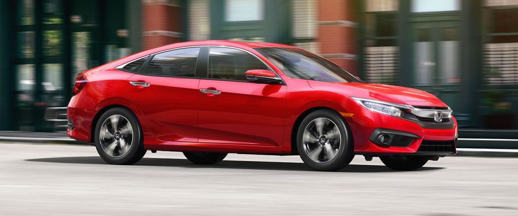 New Honda Civic Exterior in Red