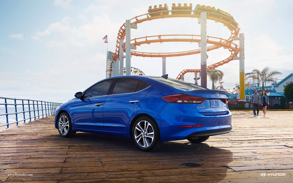 2017 Hyundai Elantra Exterior in Blue