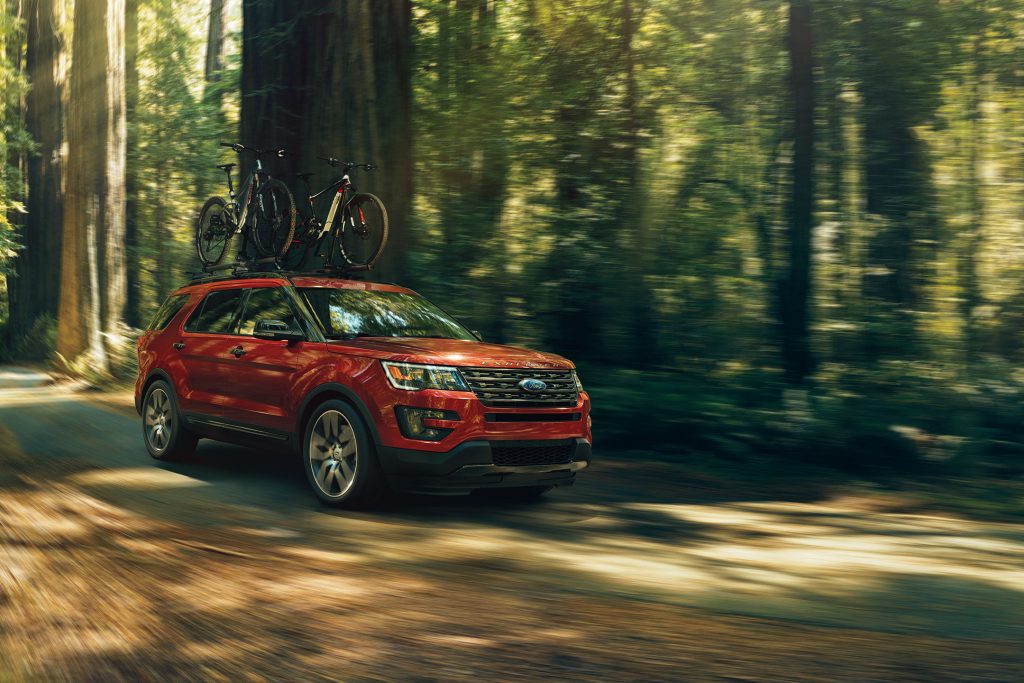 2017 Ford Explorer Exterior in Red