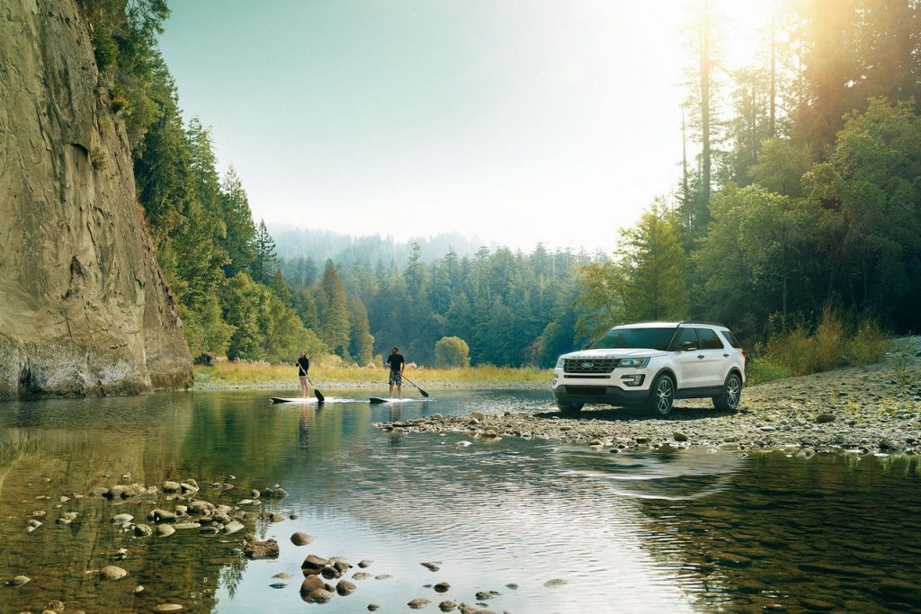 2017 Ford Explorer White Exterior