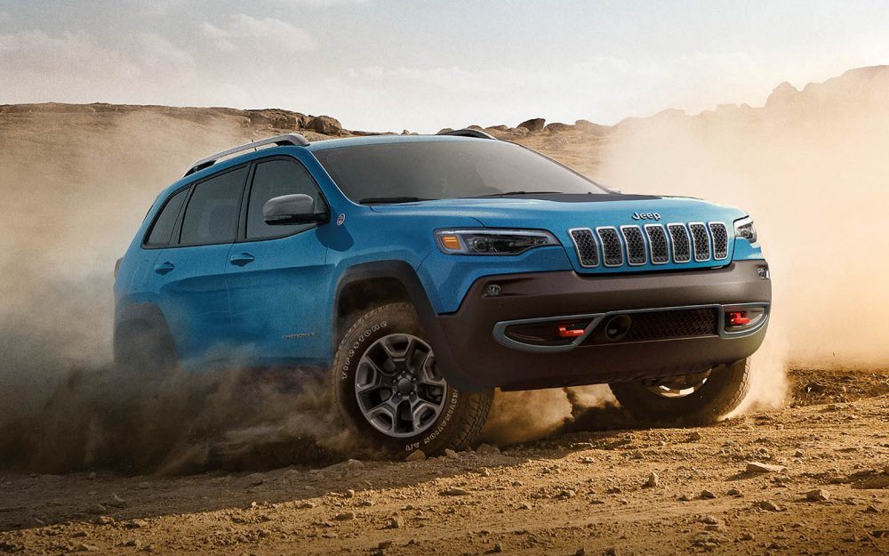 2019 Jeep Cherokee Blue Exterior Off Road