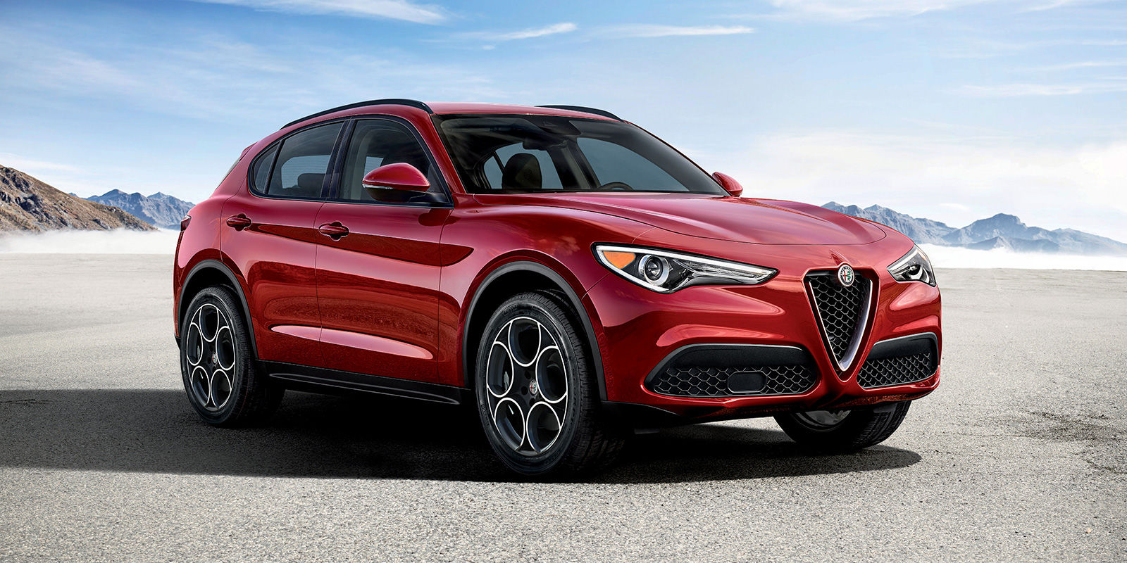 2018 Alfa Romeo Stelvio Red Front Exterior