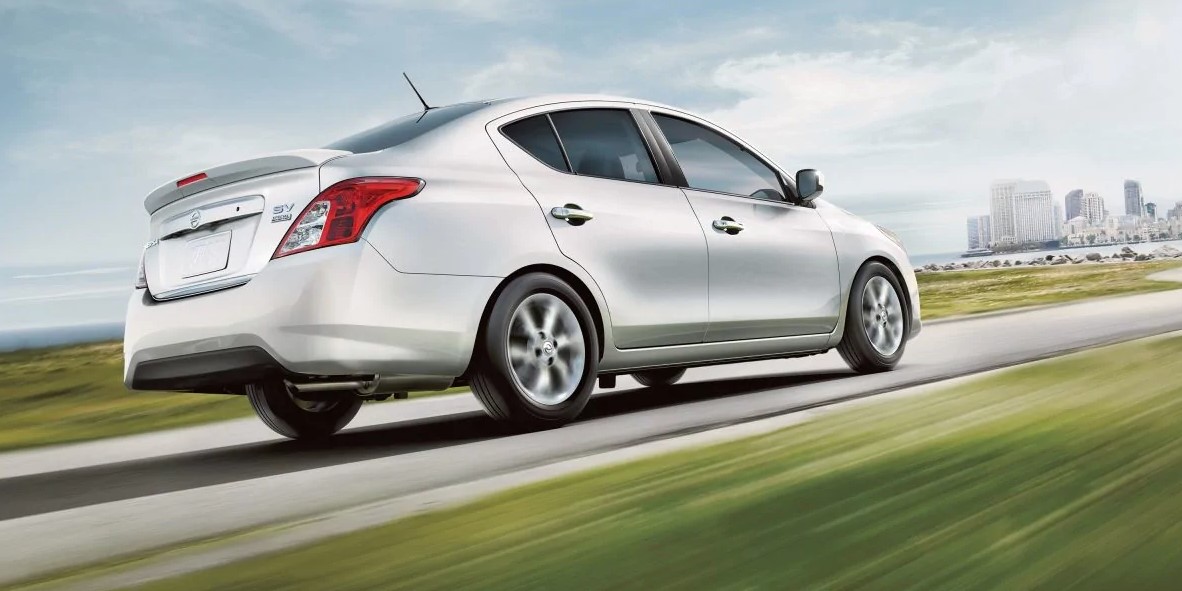 2018 Nissan Versa Rear Silver Exterior