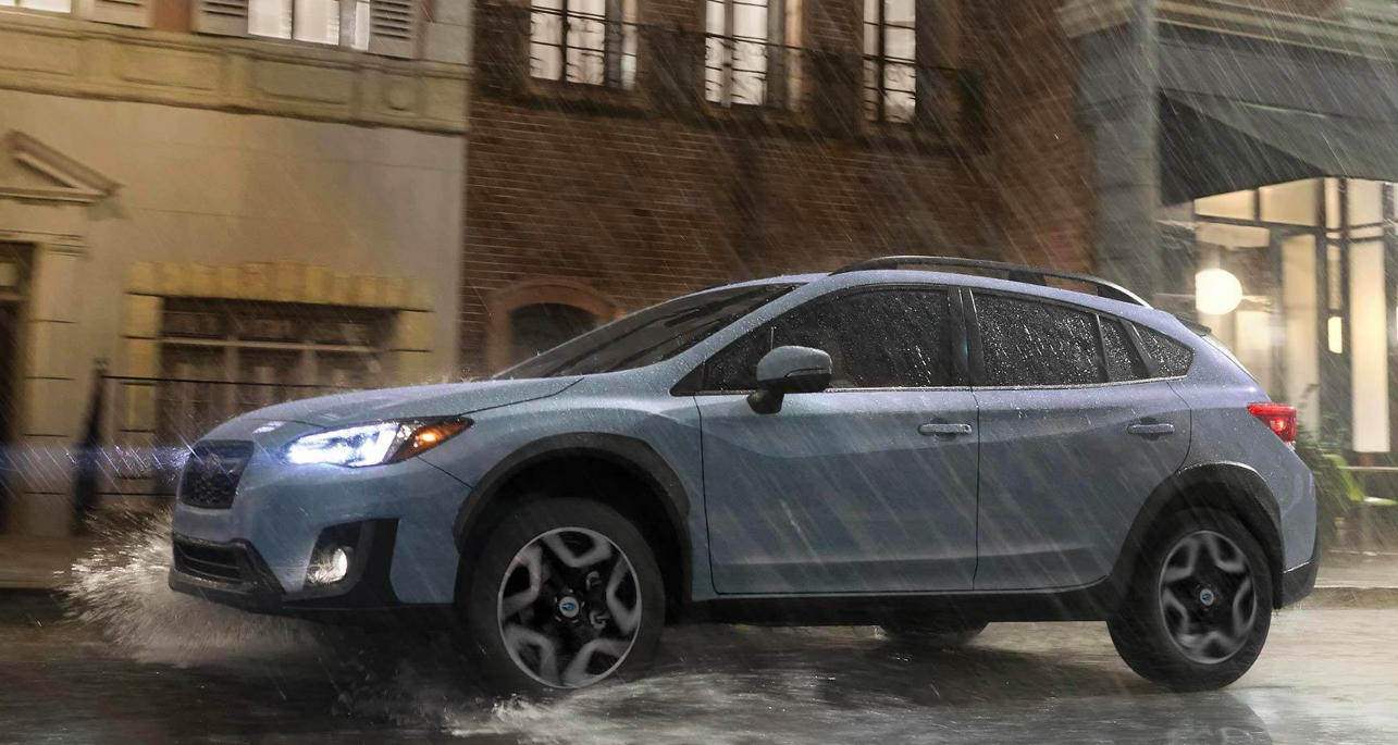 2019 Subaru Crosstrek Driving Rain Exterior