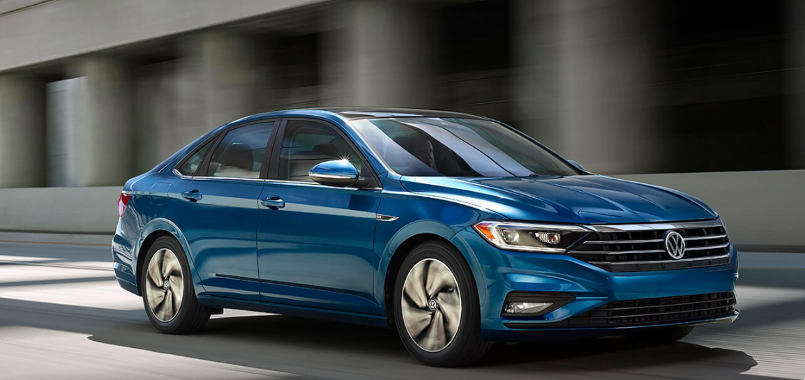 2019 Volkswagen Jetta Blue Front Exterior