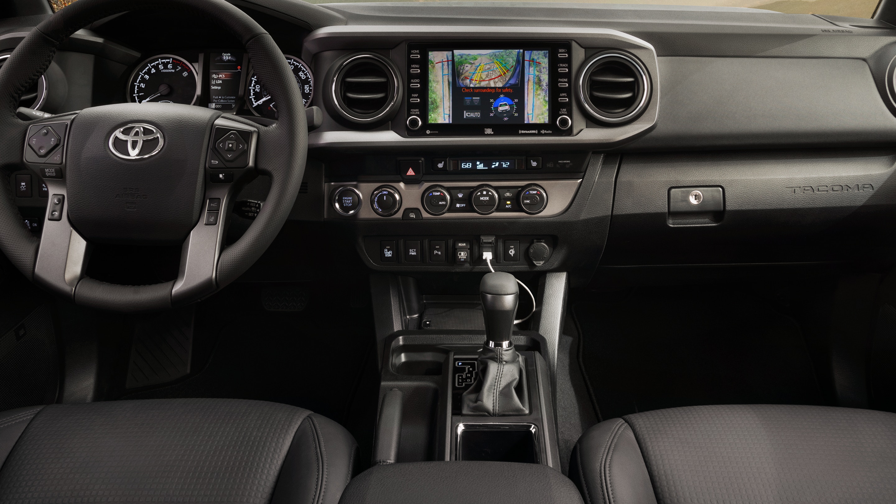 2020 Toyota Tacoma Front Interior Dashboard Picture