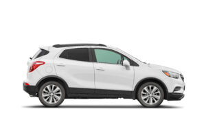 white Buick SUV