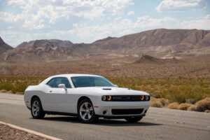 Dodge Challenger in the Desert 