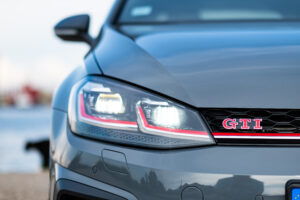 Grey GTI VW grill
