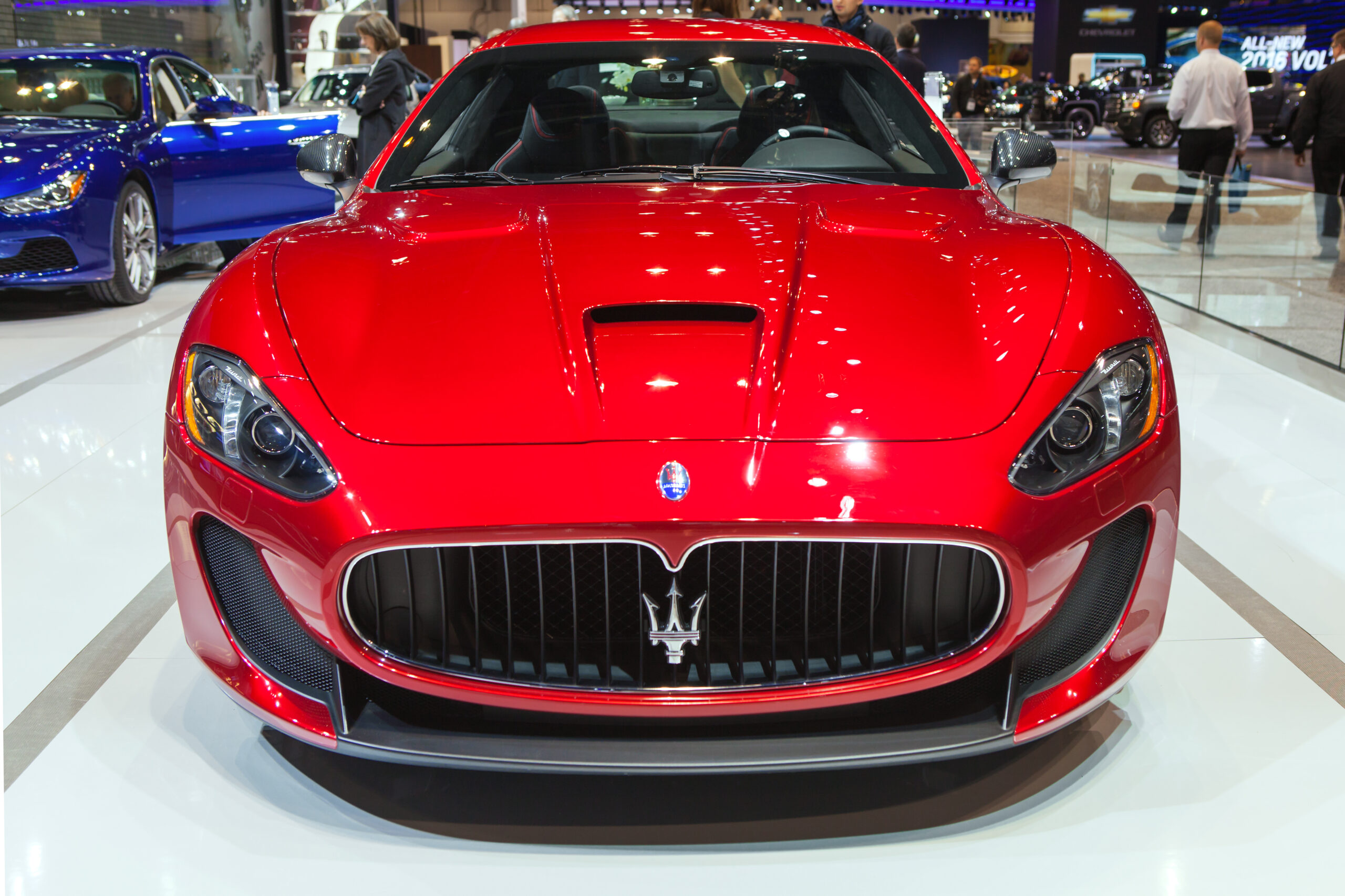 red Maserati GranToursimo