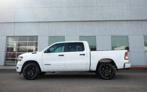 white ram truck